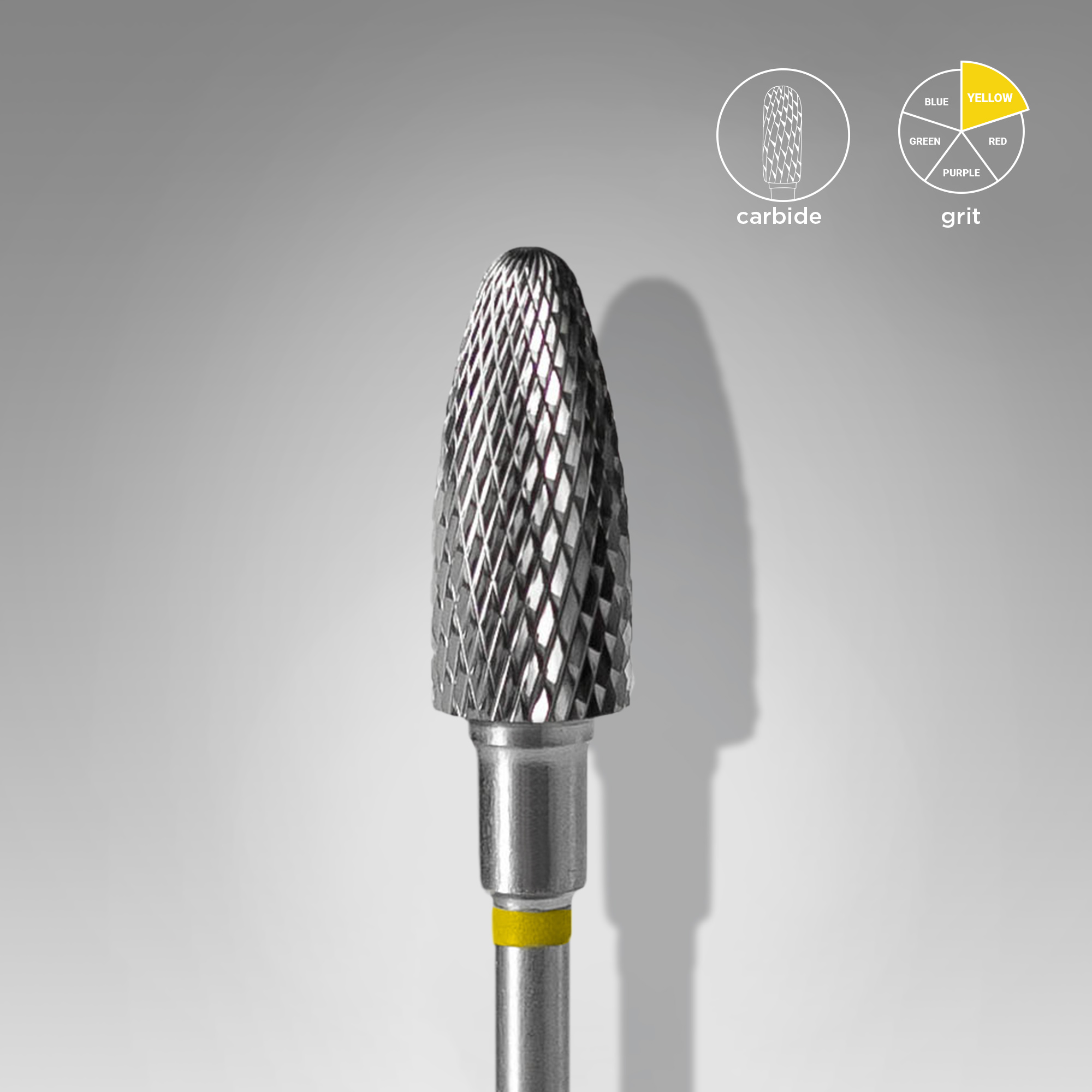 31e0aa2c043055d6e8c3333fea31ece4.jpg STALEKS EXPERT Καρβιδική φρέζα καλαμπόκι κίτρινη, διάμετρος 6 mm, ενεργό τμήμα 14 mm - Image 1