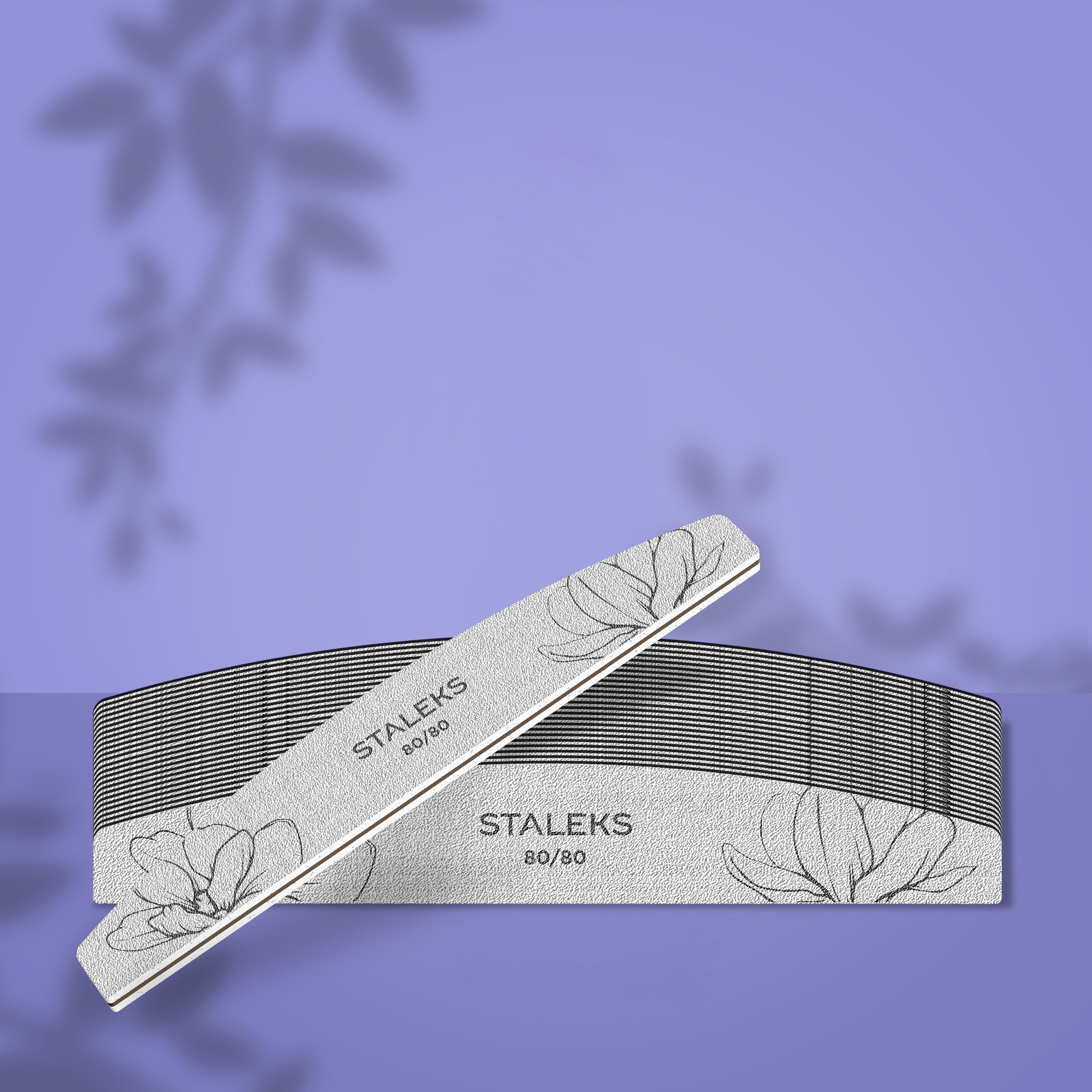 5da4cc733dfd6f2082551cfa500240fb.jpg STALEKS EXPERT 40 Μεταλλική λίμα για νύχια ημισέληνος, 80/80 grit (25 τεμ.) - Image 1