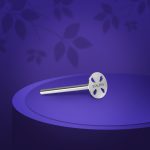 STALEKS EXPERT PODODISC XS Επιμήκης δίσκος πεντικιούρ με εναλλάξιμα λίμα, κόκκου 180, διαμέτρου 10 mm (5 τεμ.)