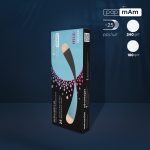Μιας χρήσης λίμες διπλής όψης papmAm Mix σε ξύλινη βάση, 180/240 κόκκους (25 τεμάχια)