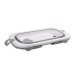Μπανιέρα Πτυσσόμενη 83cm Με Θερμόμετρο Dino Grey Lorelli 10131000003 - Image 2