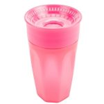 Dr Brown's Κύπελλο με καπάκι Cheers 360,Ροζ 300ml 9m+