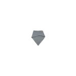 Interbaby Σαλιάρα Bandana Grey Petrol 00310-76 - Image 3