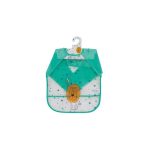 Interbaby Σαλιάρα Πλαστική Με Μανίκια Velcro Green - Image 2