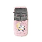 Interbaby Panda Luna Universal Ποδόσακος Καροτσιού Pink - Image 2
