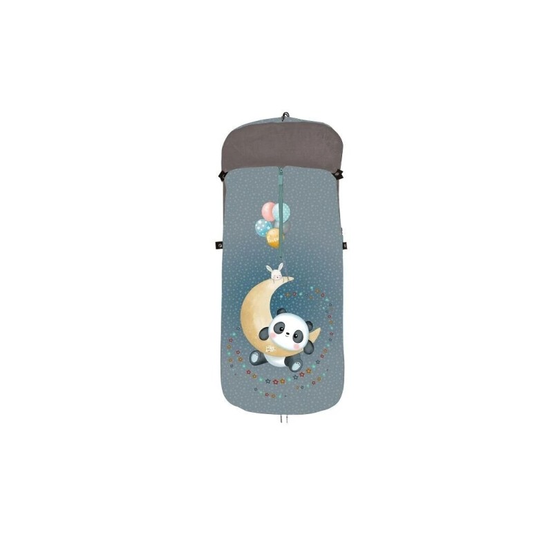 product-10078-31.jpg Interbaby Panda Luna Universal Ποδόσακος Καροτσιού Grey - Image 1