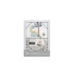 Interbaby Dino Μπουρνούζι Κάπα & Καπέλο Μπάνιου White-Grey - Image 2