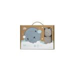 Interbaby Bear Σετ Μπουρνούζι & Πανάκι Παρηγοριάς Μουσελίνας Petrol - Image 2