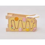 Elis Design Montessori Play 5 in 1 Yellow Πολυλειτουργικός Πύργος Εκμάθησης 75cm - Image 6