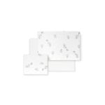 Interbaby Elephant Set Σεντόνια Φανέλα White/Grey
