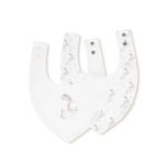 Interbaby Σαλιάρα Bandana Σετ 2 Τεμ Bunny Blue