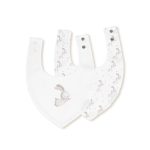 Interbaby Σαλιάρα Bandana Σετ 2 Τεμ Bunny Pink