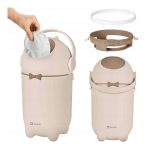 Lionelo Purebin Κάδος για Πάνες Αεροστεγής & Άοσμος Beige Sand