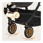 Lionelo Bianka Καρότσι 3 σε 1 έως 22 kg Black Onyx - Image 6
