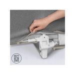 Lionelo Lora Προστατευτικό Κρεβατιού Travel 45X105cm Gray - Image 11