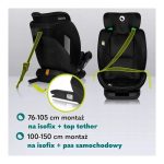 Lionelo Lavender i-size Κάθισμα Αυτοκινήτου 76cm-150cm Black Carbon - Image 6
