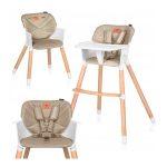 Lionelo Koen Καρεκλάκι φαγητού 2 σε 1 Beige Sand