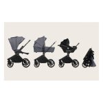Lionelo Mika Plus Καρότσι Βρεφικό 3 σε 1 έως 22 kg Gray Stone - Image 7