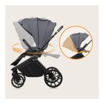 Lionelo Mika Plus Καρότσι Βρεφικό 3 σε 1 έως 22 kg Gray Stone - Image 9