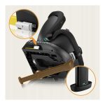 Lionelo Navy i-Size κάθισμα αυτοκινήτου 40-150 cm isofix Black Tirquase - Image 6