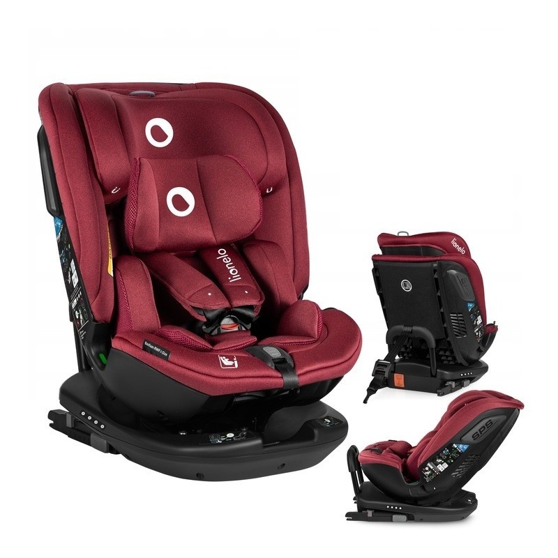 product-5903771719810.jpg Lionelo Bastian RWF i-Size κάθισμα αυτοκινήτου 40-150 cm isofix Red Burgudy - Image 1