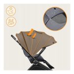 Lionelo Mika Plus Καρότσι Βρεφικό με Αναστροφή έως 22 kg Gray Stone - Image 11