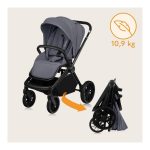 Lionelo Mika Plus Καρότσι Βρεφικό με Αναστροφή έως 22 kg Gray Stone - Image 13