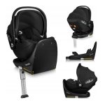 Lionelo Moxie i-Size set κάθισμα αυτοκινήτου 40-87cm & περιστρεφόμενη βάση isofix Black Carbon