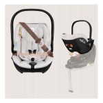 Lionelo Moxie i-Size set κάθισμα αυτοκινήτου 40-87cm & περιστρεφόμενη βάση isofix Beige Sand - Image 3