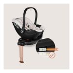 Lionelo Moxie i-Size set κάθισμα αυτοκινήτου 40-87cm & περιστρεφόμενη βάση isofix Beige Sand - Image 4