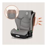 Lionelo Neal i-Size isofix Κάθισμα Αυτοκινήτου 100-150 cm Gray Concrete - Image 5