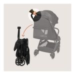 Lionelo Julie Air Καρότσι Ταξιδίου έως 22kg Black Onyx - Image 4