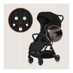 Lionelo Julie Air Καρότσι Ταξιδίου έως 22kg Black Onyx - Image 10