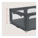 Lionelo Florence Easy Fold Πάρκο 150X180cm Gray Graphite - Image 12