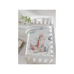 Piel Sa Giraffe On Borard 110X140 Κουβέρτα Κούνιας Grey