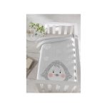 Piel Sa Little Penguin 80X110 Κουβέρτα Αγκαλιάς Grey