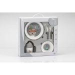 Interbaby Indio Παιδικό Σετ Φαγητού Grey - Image 2
