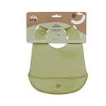 Interbaby Σαλιάρα Σιλικόνης Olive Green SI002-74 - Image 4