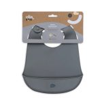 Interbaby Σαλιάρα Σιλικόνης Grey SI002-76 - Image 4