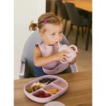 Interbaby Εκπαιδευτικό Ποτηράκι Σιλικόνης Με Καπάκι Και Καλαμάκι Non Spil 175ml Earth Ocher - Image 3