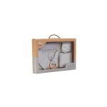 Interbaby Σετ 3 Τμχ Dou Dou Σαλιάρα & Μασητικό Grey - Image 6