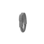 Interbaby Μασητικό Σιλικόνης Petrol Grey SI014-76 - Image 2