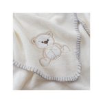 Interbaby Κουβέρτα Αγκαλιάς 80X110 Bear Beige - Image 3