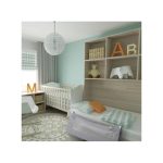 Interbaby Stars Προστατευτικό Κρεβατιού 70x150cm Grey - Image 2