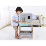 Eli Neli Montessori Παιδικός Ξύλινος Πάγκος Εργασίας Με Εργαλεία - Image 10