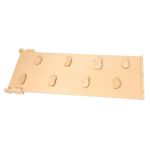 Eli Neli Montessori Pikler Natural Σετ Τρίγωνο Και Ράμπα Διπλής Όψης με Επιφάνεια Αναρρίχησης - Image 3