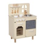 Eli Neli Montessori Kitchen Ξύλινη Παιδική Κουζίνα Με Παράθυρο - Image 5