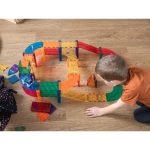 EliNeli Montessori Μαγνητικό Σετ Πίστας Αυτοκινήτων 100 Κομματιών - Image 9