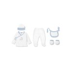 Interbaby Dinosaur Σετ Δώρου 5 τμχ (0-6 μηνών) White-Blue