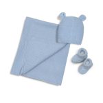 Interbaby Σετ Δώρου 3 τμχ (0-6 μηνών) Blue